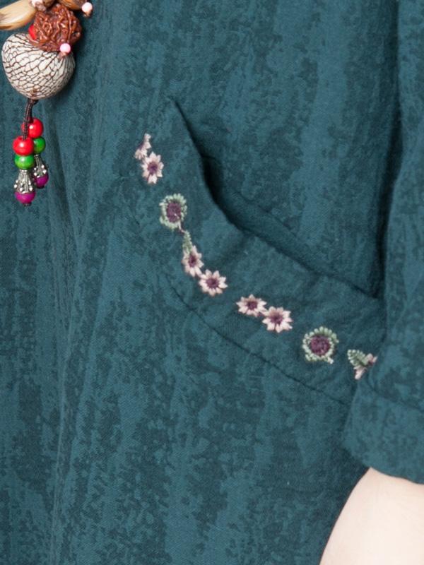 3 Colors Long Sleeves Long Dress