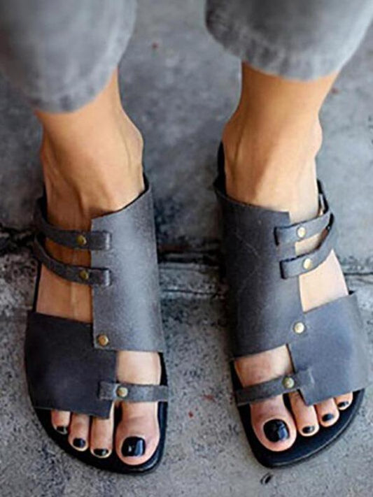 Causal Low Heel Beach Flat Sandals