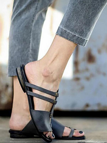 Causal Low Heel Beach Flat Sandals