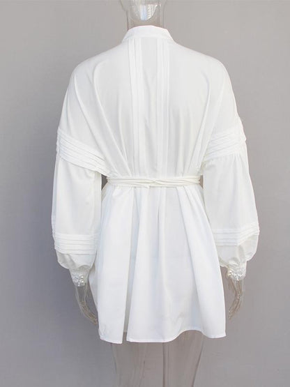 Lantern Sleeve French Style Fairy Mini Dress
