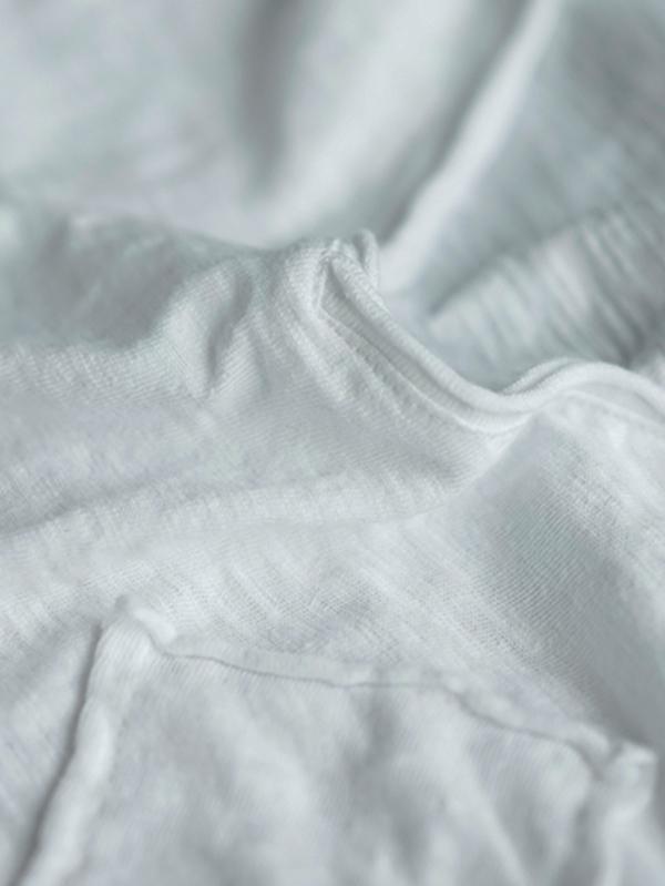 Vintage Bamboo Cotton Solid T-Shirt