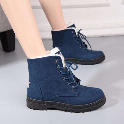 Cotton Warm Snow Flat Boots Uggs