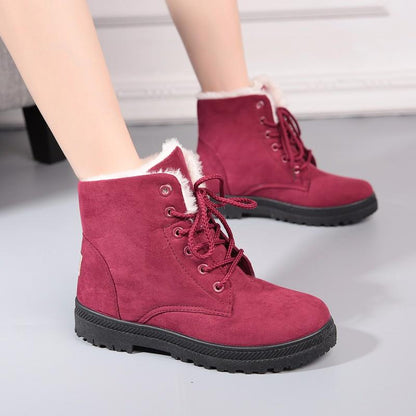 Cotton Warm Snow Flat Boots Uggs