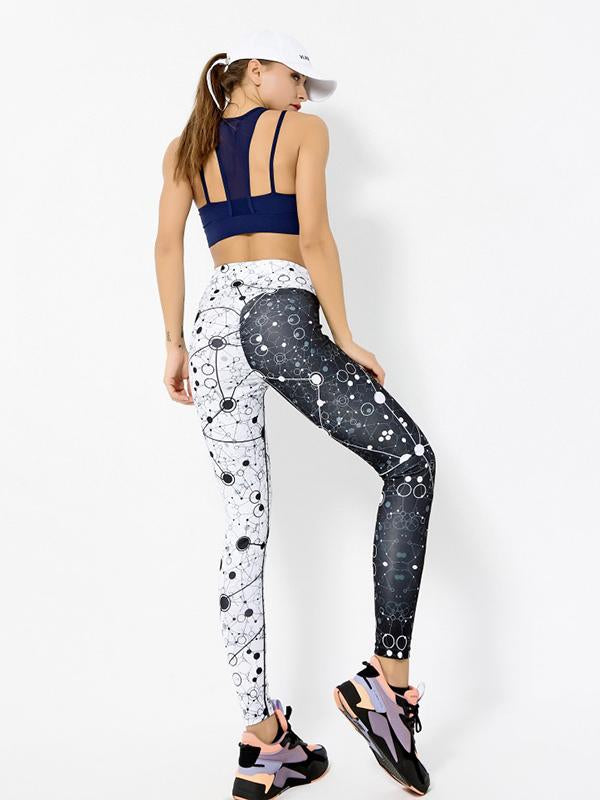 Fashion Printed Wrap Yoga Bottoms