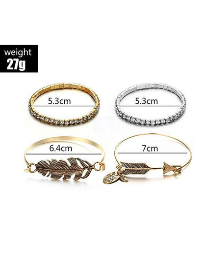 Fashion Vintage Multi Shape Aolly Bracelets
