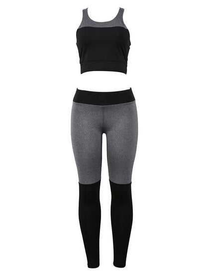 Yoga Racerback Gym Bra And Leggings Suits