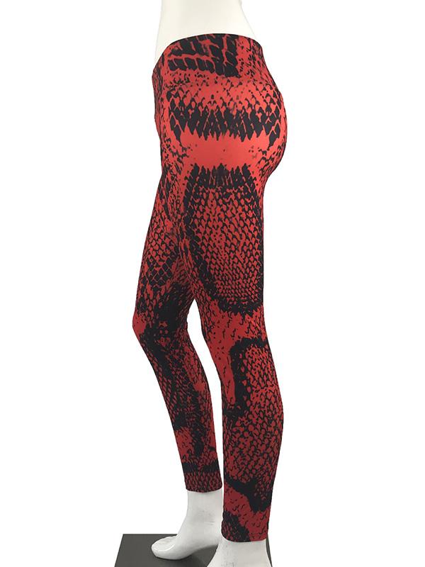 Snake Printed Yoga Leggings