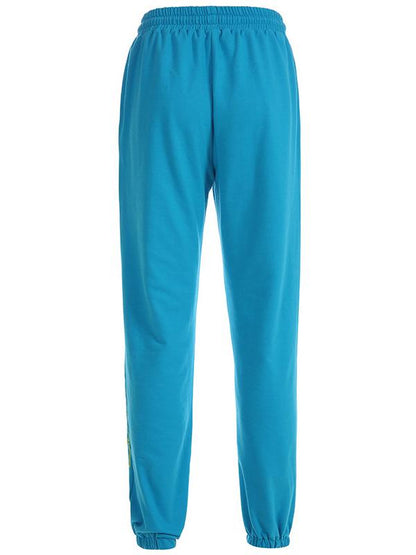 Letter Printed Drawstring Track Pants