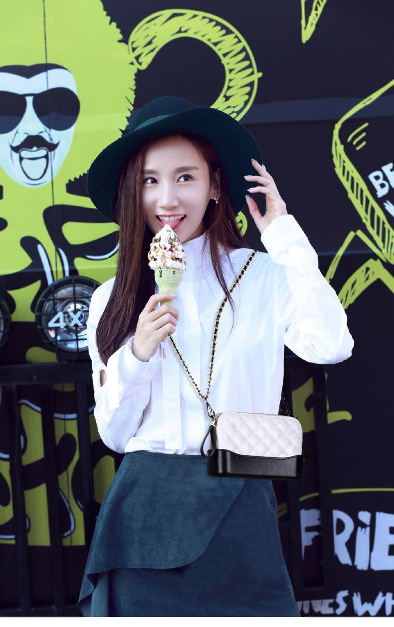 Lingge tramp bag One Shoulder Messenger Bag