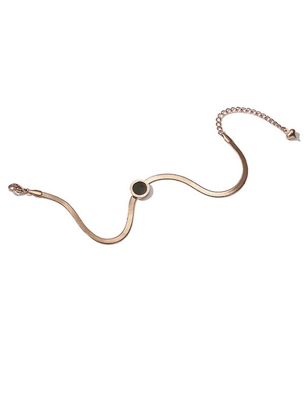 Fashionable Rose Gold Anklet