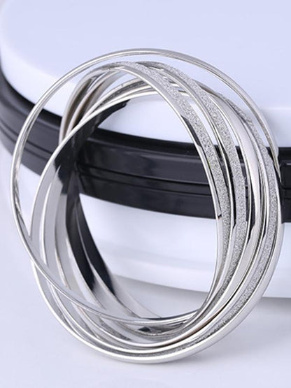 Multi-layer Rings Split-joint Bracelet