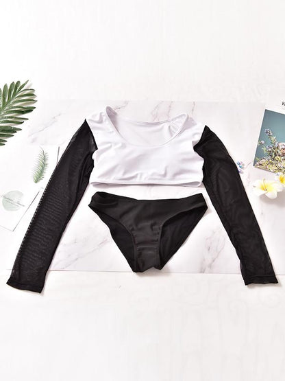 Long Sleeves Bikini Set