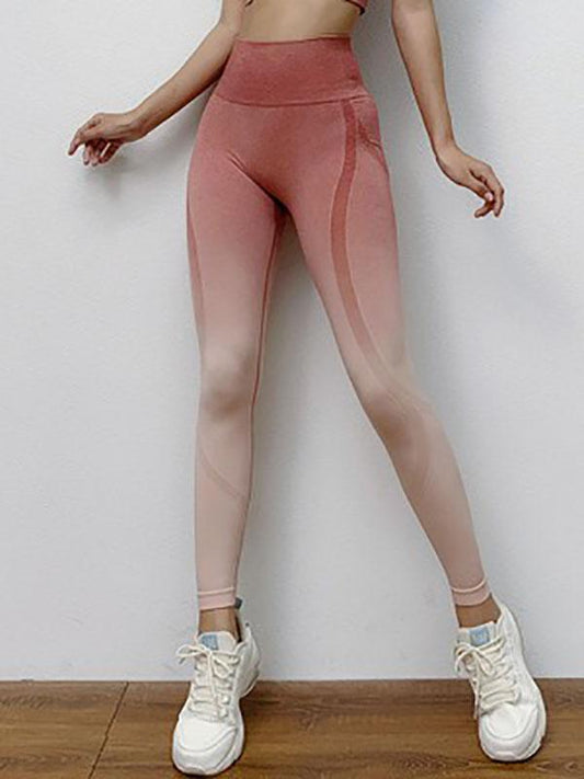 Sexy Gradient Wrap Yoga Leggings