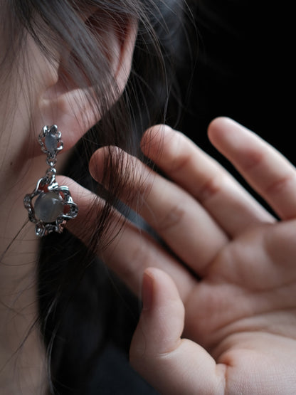 Original Stylish Hollow Stone Earrings