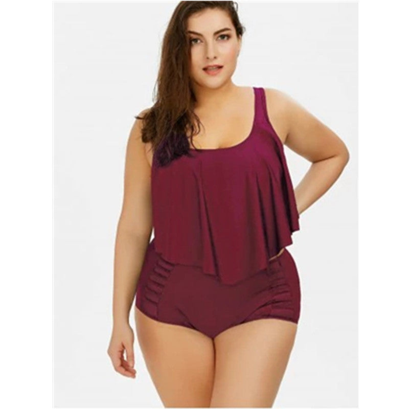 Big Size Fat Woman's Swimsuit BIKINI SWIMSUIT