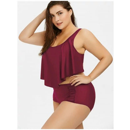 Big Size Fat Woman's Swimsuit BIKINI SWIMSUIT