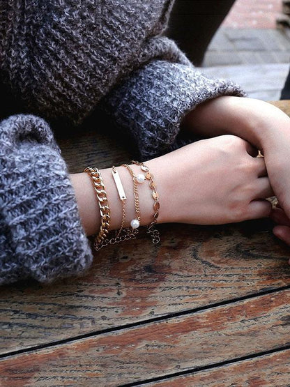 Fashion Multi-layered Alloy Bracelet Accessories