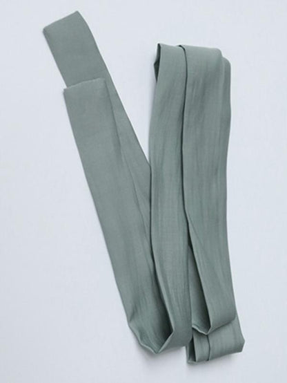 Literary Lace-up Slim Shirt