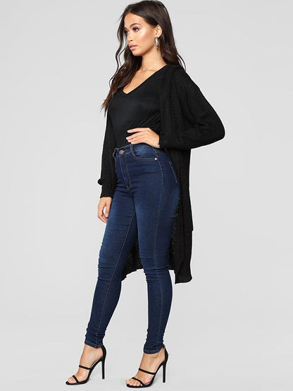Long Sleeves 3 Colors Knitting Cardigan Tops