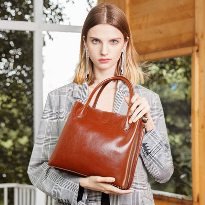 handbag single shoulder bag leather