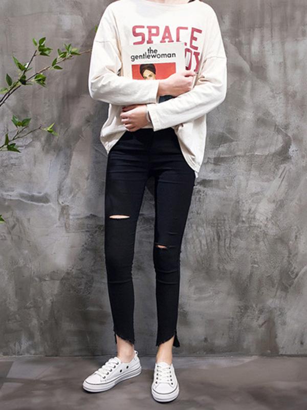 Lace Up Pu Leather Sneakers