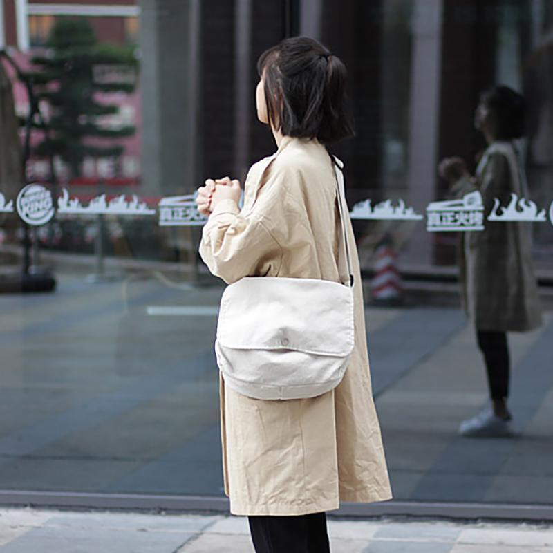 Casual Retro Work School Canvas Shoulder Bag