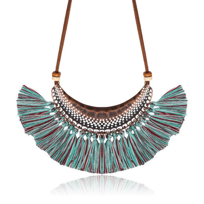 Fashion tassel Retro necklace