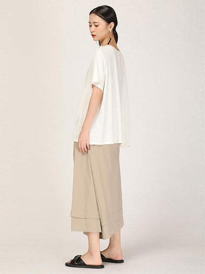 Casual Cropped Culotte