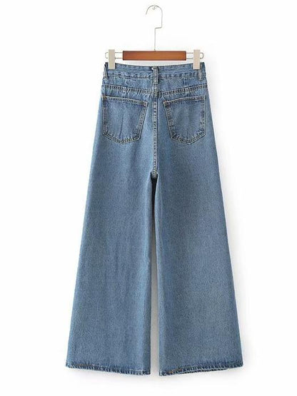 High Waist Wide Legs Jeans