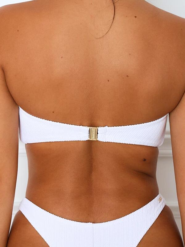 Strapless Metal Ring Bikini Swimsuit