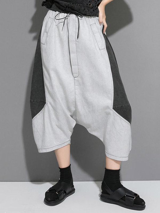 Fashion Split-joint Harem Pants