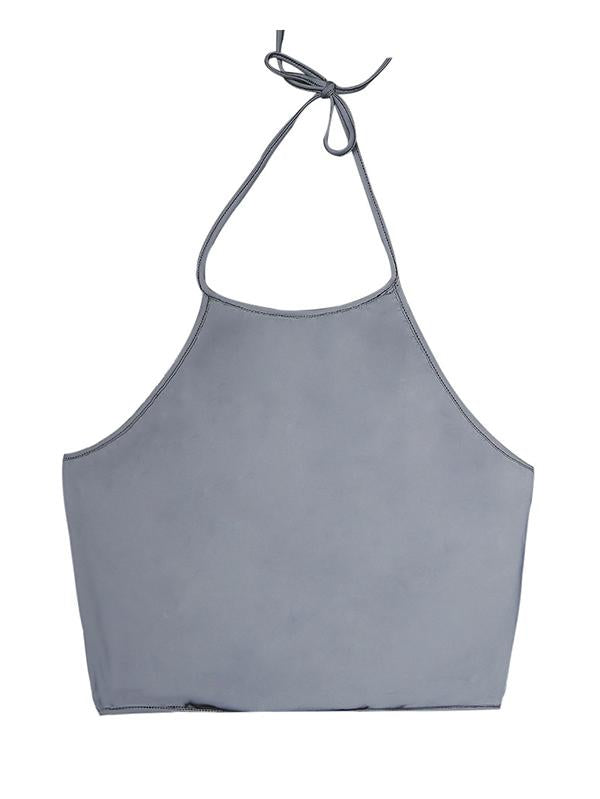 Fashion Sexy Condole Belt Sports Tank