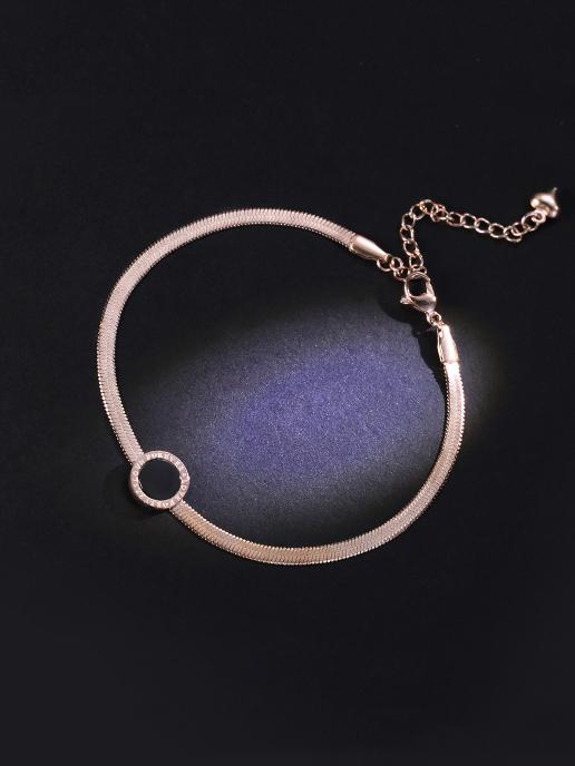 Fashionable Rose Gold Anklet