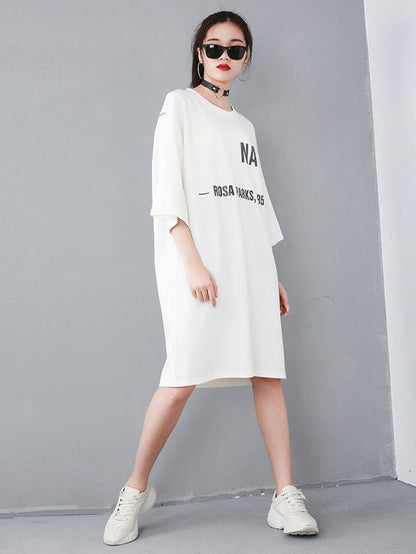Printed Loose Plus Size Fashion T-shirt Top