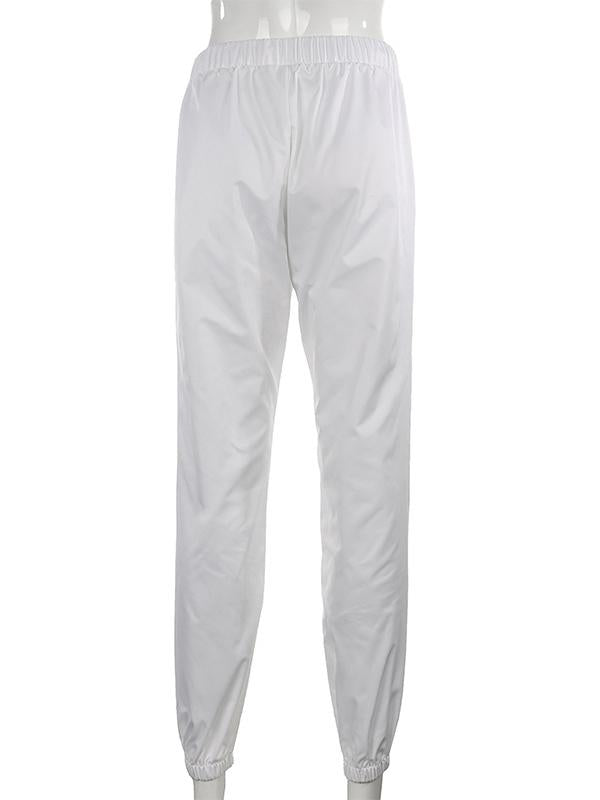 Fashion Letters Print Harem Casual Pants