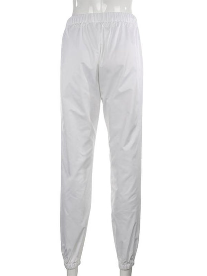 Fashion Letters Print Harem Casual Pants