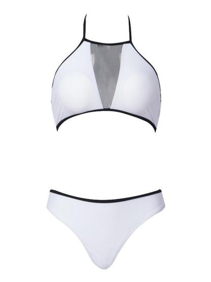 Split-Joint Bandage Split Bikini Swimsuit