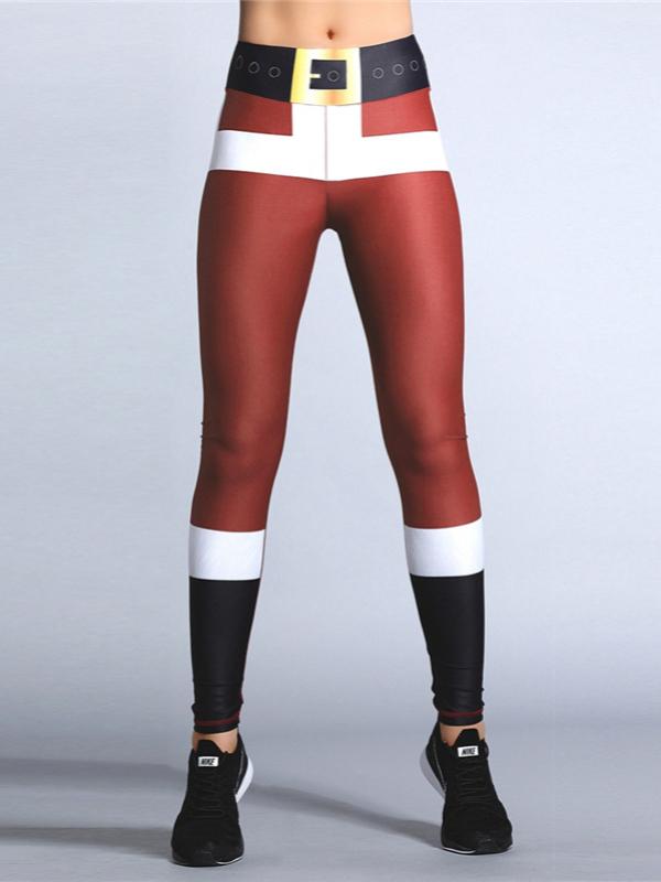 Color Block Athletic Leggings ACTIVE WEAR