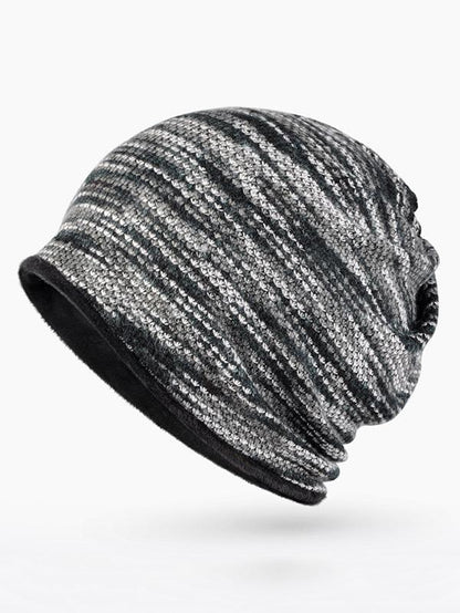 Plaited Plush Color Cotton Hood