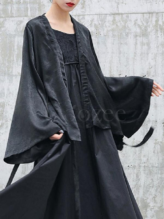 Loose Retro Shawl Cover-up