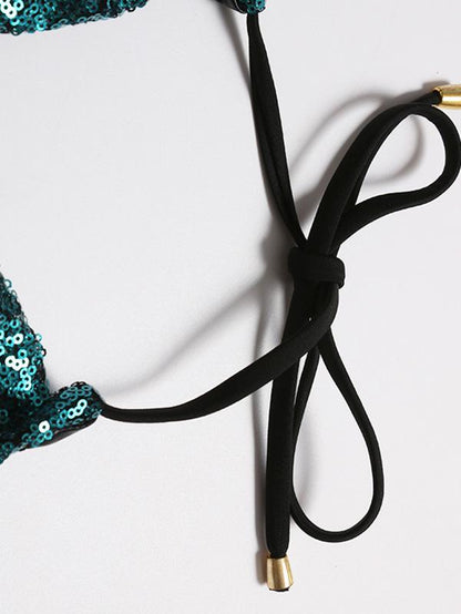 Sequins Sexy Bikinis Swimwear