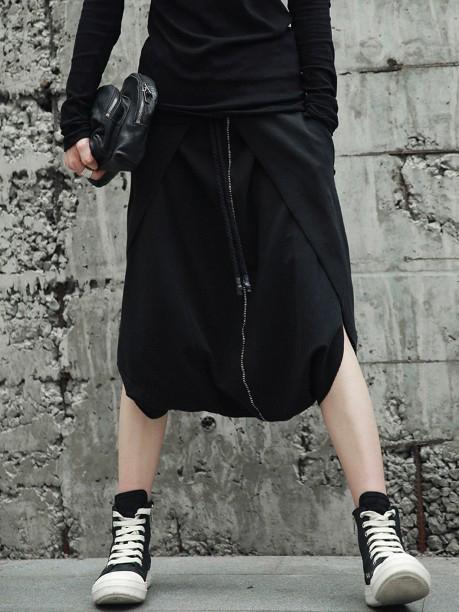 Loose Cropped Harem Pants