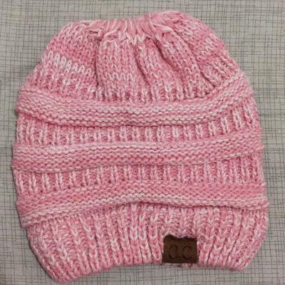 Soft Knit Ponytail Hat