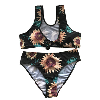 Fat woman prints sub-system rope fat bikini BIKINI SWIMSUIT