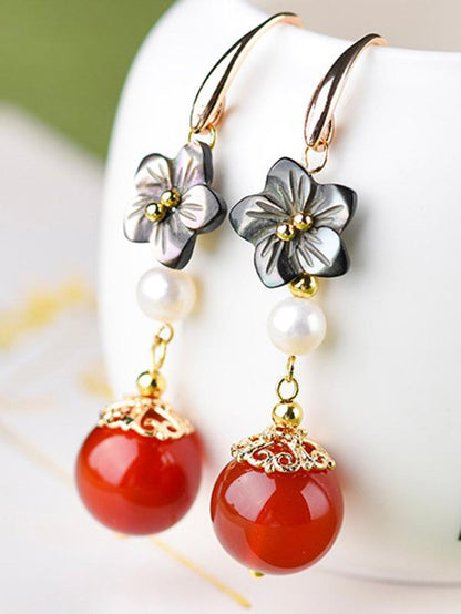 Original Agate Shell Eardrop