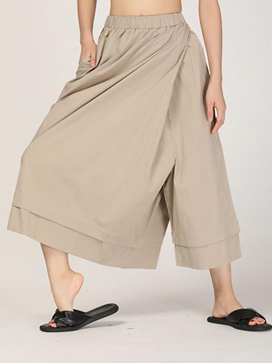 Casual Cropped Culotte