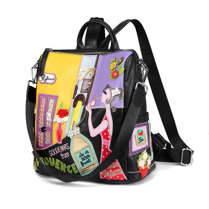 creative backpack wild tide personality backpack