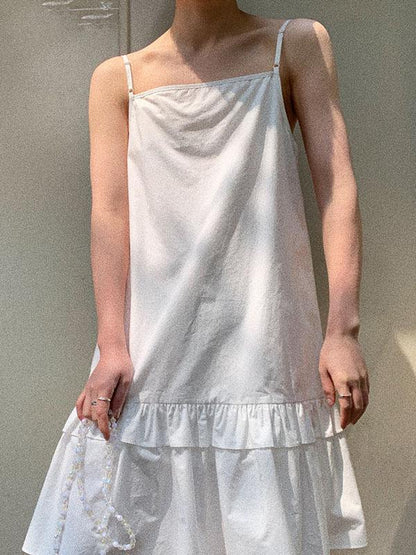 Retro Casual Chic Slip Dress