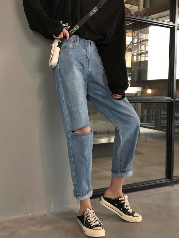 Urban Denim Hollow Jean Pants