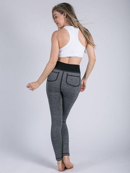 Contrast Trim Lift The Hips Leggings